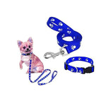 Load image into Gallery viewer, 15mm-Leash & Collar-Paw Print with Bell
