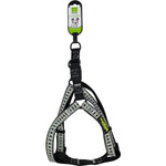 Load image into Gallery viewer, Nunbell Reflector Bone Print Dog Harness