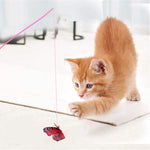 Load image into Gallery viewer, Basil Butterfly Cat Teaser Wand with Bell – Interactive Cat Toy