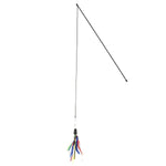Load image into Gallery viewer, Basil Feather Wand Cat Teaser Toy with Bell & Tinsel