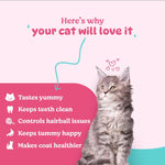 Load image into Gallery viewer, Basil PURRfect Dental Sticks for Cats – Tuna & Chicken (44g)