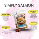 Load image into Gallery viewer, Basil Tender Bites Simply Salmon Bites Cat Treat (50g)