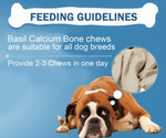 Load image into Gallery viewer, Basil Calcium Bone Dog Chews (100g)