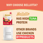 Load image into Gallery viewer, Bellotta Adult Wet Cat Food Pouch – Tuna Topping Shrimp in Jelly