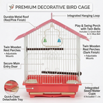 Load image into Gallery viewer, Bird Cage-P101 Vibrant Gable-Roof (30 x 23 x 39cm)