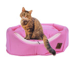 Load image into Gallery viewer, SmartyPet Cat House 2-in-1 Foldable Pet Bed & Cave, Small - Plain (Color May Vary)