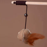 Load image into Gallery viewer, Cat Teasing Wooden Stick-Single Dangler