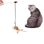 Load image into Gallery viewer, Cat Teasing Wooden Stick-Single Dangler