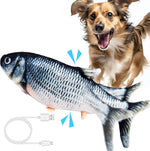 Load image into Gallery viewer, Holy Paws Dancing Fish – Interactive Squeaky & Wiggling Dog Toy