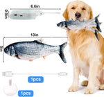 Load image into Gallery viewer, Holy Paws Dancing Fish – Interactive Squeaky & Wiggling Dog Toy