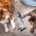 Load image into Gallery viewer, Holy Paws Dancing Fish – Interactive Squeaky & Wiggling Dog Toy