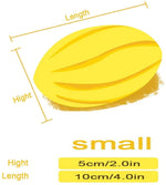 Load image into Gallery viewer, EE Toys Squeaky Rugby Ball Dog Toy – Bright Yellow