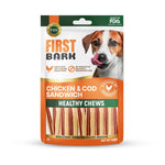 Load image into Gallery viewer, First Bark Chicken & Cod Sandwich Dog Treats