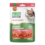 Load image into Gallery viewer, First Meow Cat Treats - Salmon Cheese Ham Fish Tenders (40g)