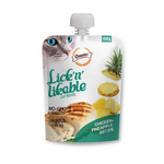 Load image into Gallery viewer, Gnawlers Lick 'n' Likable Cat Treat - Chicken & Pineapple Recipe (100g)
