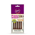 Load image into Gallery viewer, Gnawlers Meatzip Bone Puppy Snack – Chicken Flavored Dog Treats (40g, 6 Sticks)