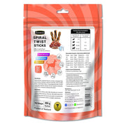 Goodies Spiral Twist Sticks BBQ & Lamb Flavor Dog Dental Treats - 450g