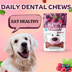 Load image into Gallery viewer, Happy Tummy Berries Daily Dental Chews – Large (7-in-1)