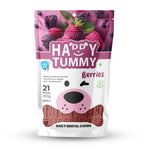 Load image into Gallery viewer, Happy Tummy Berries Daily Dental Chews – Small (21 Pieces)