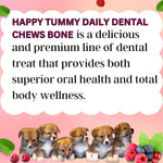 Load image into Gallery viewer, Happy Tummy Berries Daily Dental Chews – Small (21 Pieces)