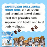 Load image into Gallery viewer, Happy Tummy Calcium Dental Chews – Small (21 Pieces)