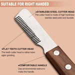 Load image into Gallery viewer, Holy Paws Professional Dog Stripping Knife – 38mm Fine Teeth