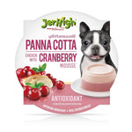 Load image into Gallery viewer, JerHigh Panna Cotta Dog Treat - Chicken with Cranberry Mousse (70g)