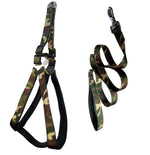 Load image into Gallery viewer, Poly Print Padded Leash & Harness Set for Dogs