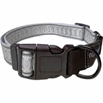 Load image into Gallery viewer, Nunbell Reflector Bone Print Dog Collar