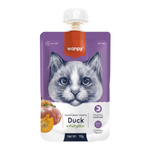 Load image into Gallery viewer, Wanpy Tasty Meat Paste for Cats – Duck & Pumpkin (90g)