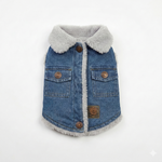 Load image into Gallery viewer, SmartyPet Winter Denim Dog Jacket