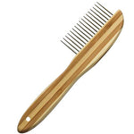 Load image into Gallery viewer, Smarty Pet Bamboo Flat Handle Flea Comb for Dogs & Cats