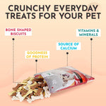 Load image into Gallery viewer, Basil Dog Biscuit Chicken, Egg & Milk – Healthy Crunchy Treats for Adult Dogs (900gm)