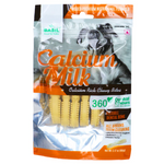 Load image into Gallery viewer, Basil 360° Dental Chew Treat for Dogs – Calcium Milk Flavor, 90gm | Oral Care & Strong Teeth Support
