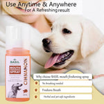 Load image into Gallery viewer, Basil Mouth Freshening Spray for Dogs – Cinnamon Flavor | Natural Oral Hygiene Spray 130ml