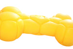 Load image into Gallery viewer, EE Toys Durable Yellow Rubber Bone Dog Toy