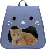 Load image into Gallery viewer, Cat-Face Breathable Pet Carrier – Comfortable Travel for Your Feline
