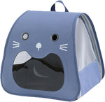 Load image into Gallery viewer, Cat-Face Breathable Pet Carrier – Comfortable Travel for Your Feline