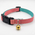 Load image into Gallery viewer, SmartyPet Dual-Colour Silky Pet Collar with Bell (15mm)