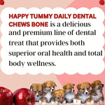 Load image into Gallery viewer, Happy Tummy Dental Chews for Dogs (21 in 1) - 150g