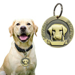 Load image into Gallery viewer, Smarty Pet Antique Brass Dog Breed ID Tags – Personalized Identity Charms