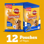 Load image into Gallery viewer, Pedigree Tasty Jerky Chicken Flavour 70gm