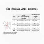 Load image into Gallery viewer, Leash & Harness-Nylon Print Padded for Dogs (Color May Vary)