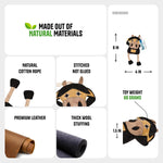 Load image into Gallery viewer, Oye Bark "Billy Buffalo" Durable Leather Dog Toy