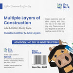 Load image into Gallery viewer, Oye Bark "Billy Buffalo" Durable Leather Dog Toy