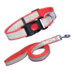 Load image into Gallery viewer, High-Visibility Reflective Dog Collar and Leash Set | Heavy-Duty Nylon