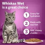 Load image into Gallery viewer, Whiskas Adult Salmon Gravy 80Gm