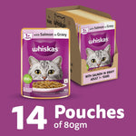 Load image into Gallery viewer, Whiskas Adult Salmon Gravy 80Gm