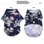 Load image into Gallery viewer, Tropical Hawaiian Dog Shirt – Soft Chiffon Summer Pet Clothes for Small & Medium Dogs & Cats