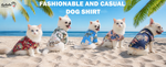 Load image into Gallery viewer, Tropical Hawaiian Dog Shirt – Soft Chiffon Summer Pet Clothes for Small & Medium Dogs & Cats